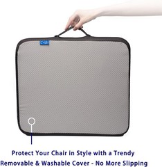 Ifoam Gel Infused Memory Foam Layer Wheelchair Cushion – Seat Cushion for Whe…