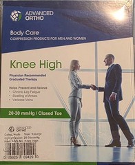 Advanced Ortho Knee High Compression 20-30 MMHG/Closed Toe Nude 2X-Large
