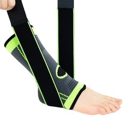 Ankle Brace Support Compression Sleeve Sprained Foot Tendon Pain Relief Wrap Gym