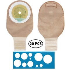 Ostomy Colostomy Ileostomy Stoma Drainable Pouch Bag Cut to Fit One-Piece