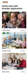 Bone Conduction Hearing Aids, 2 Independent Volume Control, 3 Band Selection.