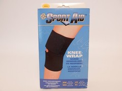 Sportaid Knee Wrap Neoprene Black Small 13-14 inches 1 each By Scott Specialties
