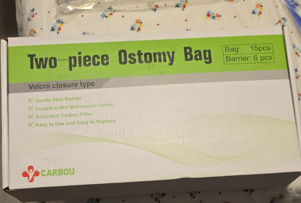 CARBOU Two-Piece Ostomy Bag Set