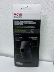 CVS Health Active Compression Knee Support Breathable Material Size XL