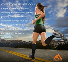 Copper Compression Socks – 3 Pairs for Athletic Performance & Recovery