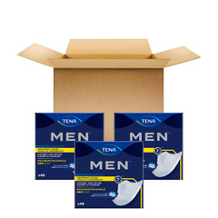 TENA Men Incontinence Guard Pads Heavy Duty Bladder Protection 144 Count Pack