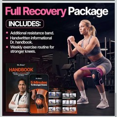 DR. BRACE Pro Knee Brace w/ Side Stabilizers & Patella Gel Pad – Size L – New!