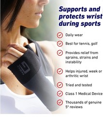 Wrist and Thumb Support for Arthritis, Joint Pain, Tendonitis, Sprain – Wrist…