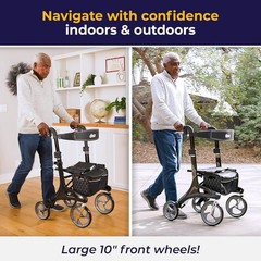 Drive Medical Nitro® Elite CF, Carbon Fiber Rollator