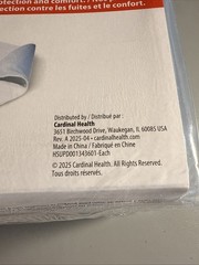 Cardinal Health Reusable Underpad 34 in x 36 in – 1 Count 4 Layer Protection