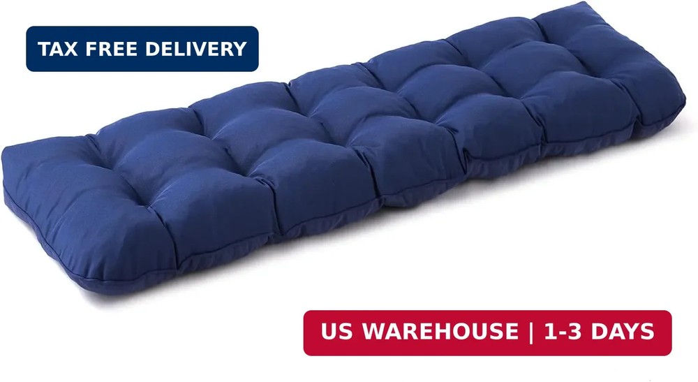IPYNBAP Outdoor Bench Cushion, 48x18x5 Inch, Water-Resistant Bench Cushion for O
