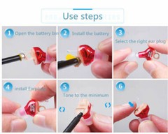 MiNi Digital Invisible Hearing Aid CIC Small Sound Voice Amplifier Enhancer US