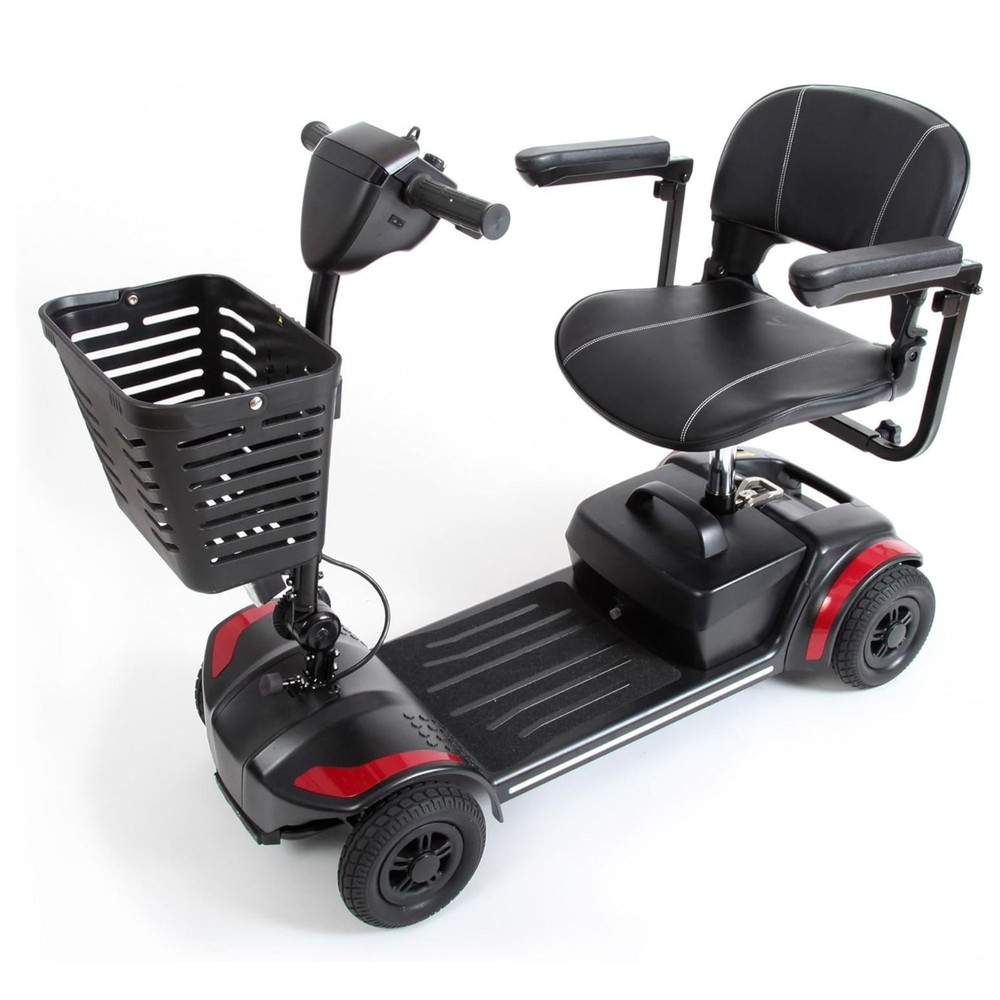 Journey Adventure Mobility Scooter, Electric Motorized Travel Scooter, Red