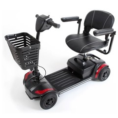 Journey Adventure Mobility Scooter, Electric Motorized Travel Scooter, Red
