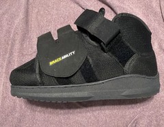 Braceability,Closed Toe, Medical Walking Shoe, Light Weight, After Cast Boot