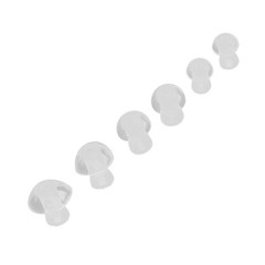6pcs Hearing Aid Earplug Soft Silicone Replacement Buds For All-Day Comfort