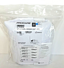 Back Abdominal Rib Cage Support 4 Panel Binder 62” – 74” XL White Donjoy Procare
