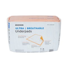 McKesson Ultra Breathable Underpads Heavy Absorbency 23X36″ UPHV2336 60 Ct