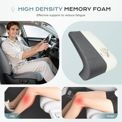 Coverado Car Seat Extender Leg Support, Leather Leg Extender Cushuin for
