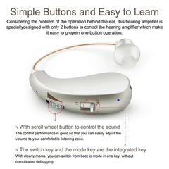 Behind the Ear Sound Amplifier BTE Digital Hearing Aids For Seniors Hearing Loss