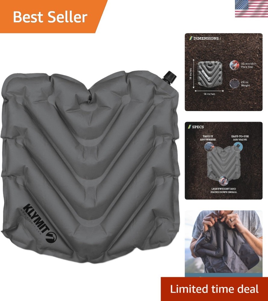 Compact Inflatable Travel Cushion: Perfect for Kayaking, Tailgating & More