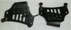 SET OF 2 WHEELCHAIR BACK SUPPORT BRACKET GOOD AS PICTURE