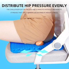 Cooling Honeycomb Gel Seat Cushion for Office Chair & Car Seat | Soft Breathable