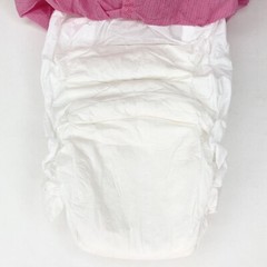 1 Pack Goodnites Sleep Shorts Pink L-XL Plastic Backed Diaper Pull Up Vintage