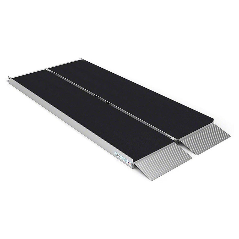 EZ-Access 6ft Suitcase Singlefold AS Portable Ramp, Black, w/ Top Lip Extension