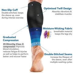 1 Pair Compression Calf Sleeve Basketball Volleyball Men Support Elastic Cycling