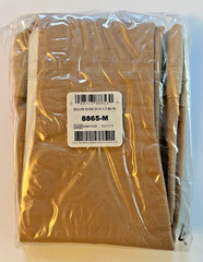 NIB Truform Microfiber Below Knee Compression Socks 20-30 mmHg Beige Size Med