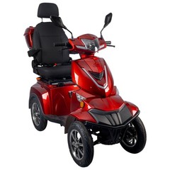 4-Wheel Electric Mobility Scooter for Adults & Seniors 15.5mph 25-37 Miles Range