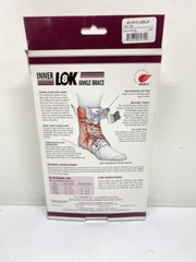 Large Ankle Brace Lace Up FLA Inner Lok 8, Unisex 40-5111LGBLK New