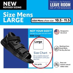 Post Op Shoe – Adjustable Orthopedic Walking Shoe for Women & Men – Square Op…