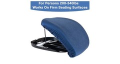 Carex Upeasy Seat Assist Self-Powered Adjustable Lifting Cushion Blue/Black