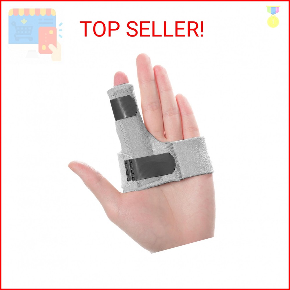 Sumifun Finger Brace, Trigger Finger Splint for Index Middle Ring Pinky Finger A