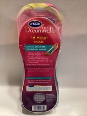 Dr. Scholl’s Dreamwalk 16 Hour Insoles , NEW Package Slightly Damaged.