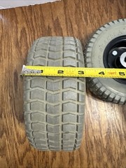 Pair Rear Wheels And Tires for Rascal 240 Good Tread 9×3.50-4