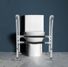 Toilet Safety Rails Toilet Handles for Elderly Handicap Toilet Frame Grab Bar