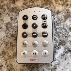 Medel Audio Processor Remote Control Silver Volume Program Telecoil Ref 03132