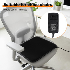 Heated Seat Cushion for Office Chair, Heated Chair Pad with Adjustable