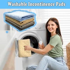 Waterproof Chair Pads for Incontinence 4 Pack Washable Seat Protector Pads Hi