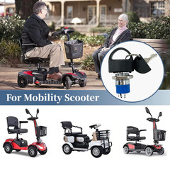 Ignition Switch with Key, Replacement Mobility Scooter Spare Start On/Off Igniti