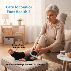 3X Diabetic Compresssion Socks for Neuropathy Swollen Bariatric Lymphedema Sox