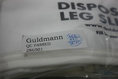 1 GULDMANN DISPOSABLE REPOSITIONING SLING 205 KG 450 LBS MAX NIP