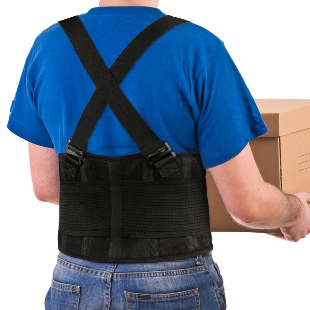 Fajas Para Hombres De Trabajo Soporte Con Tirantes Cinturones Ajustables Strap,M