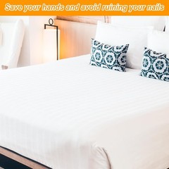 Bed Sheet Tucker Tool, 10.6in – Long Handle Mattress Lifter