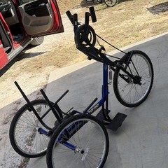 Invacare Top End Excelerator HandcycleAluminum Adjustab Footrests SEAT INCLUDED