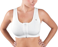 Yesmina-Z Front Zippered Cotton sports bra/Design Veroniqu Surgical Garment 457Z