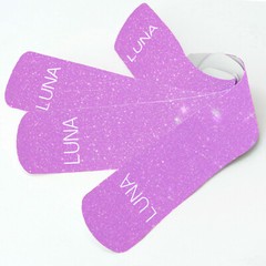 Luna Body Kinesiology Pro Tape Strips (20 Pre-cut Roll, 10″ x 2″, Purple Dream)
